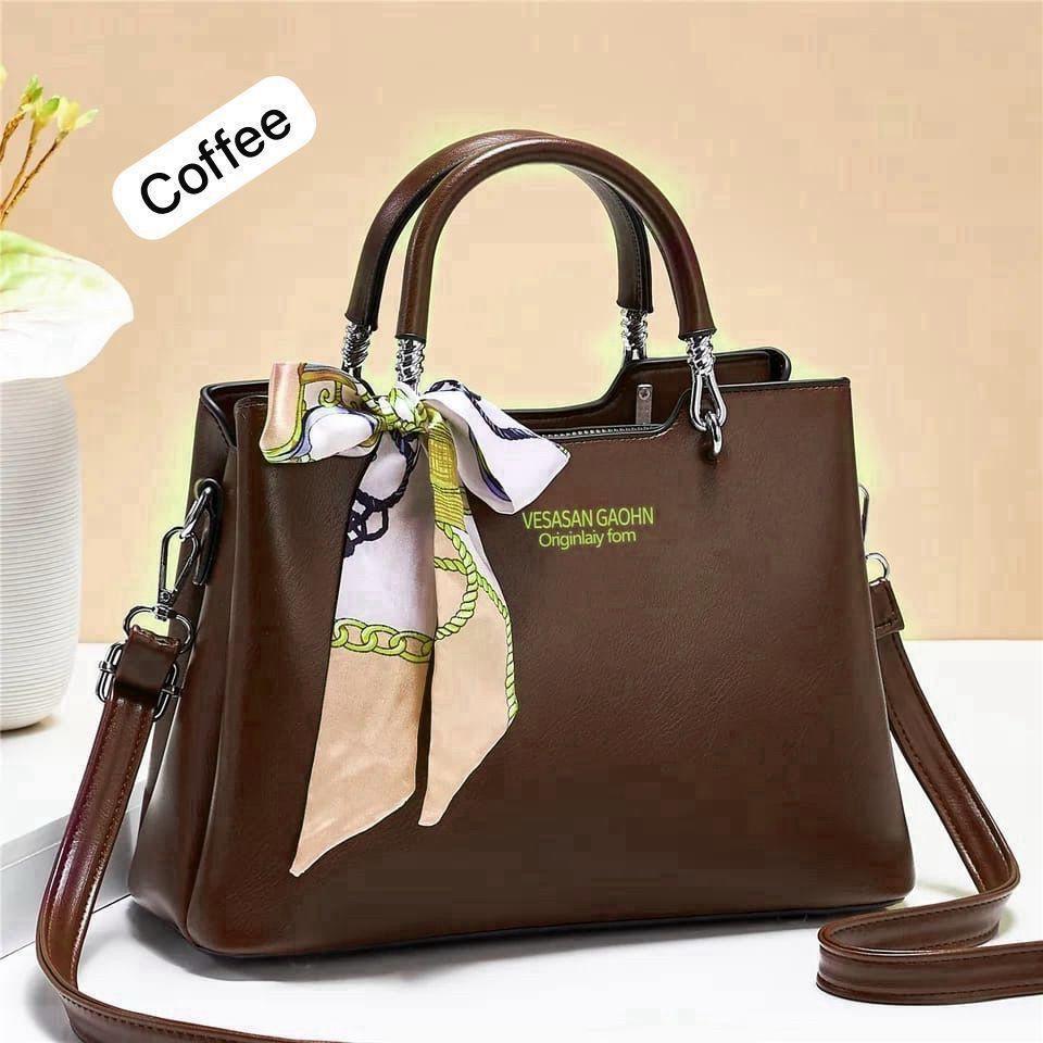 Rexine Plain Hand Bag