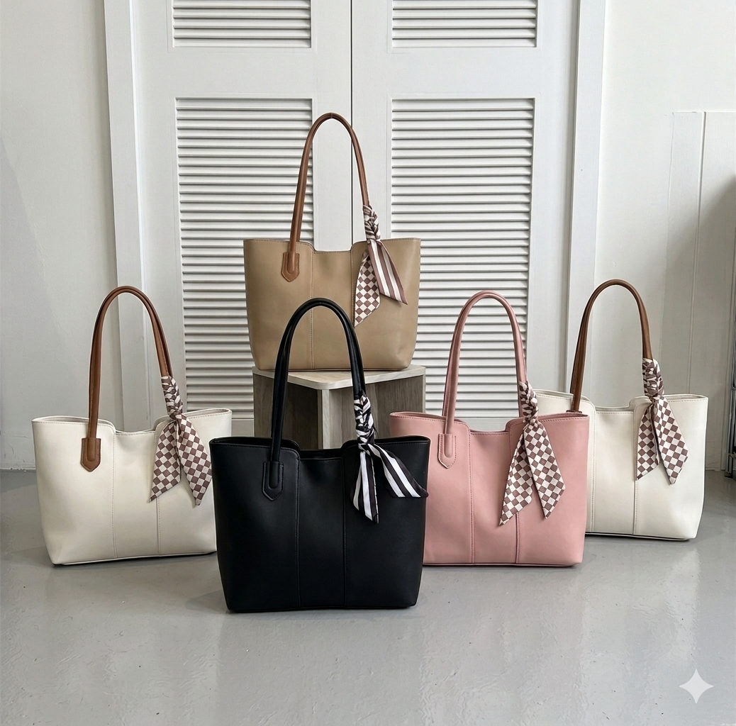 Silk Tote Bag for Summer