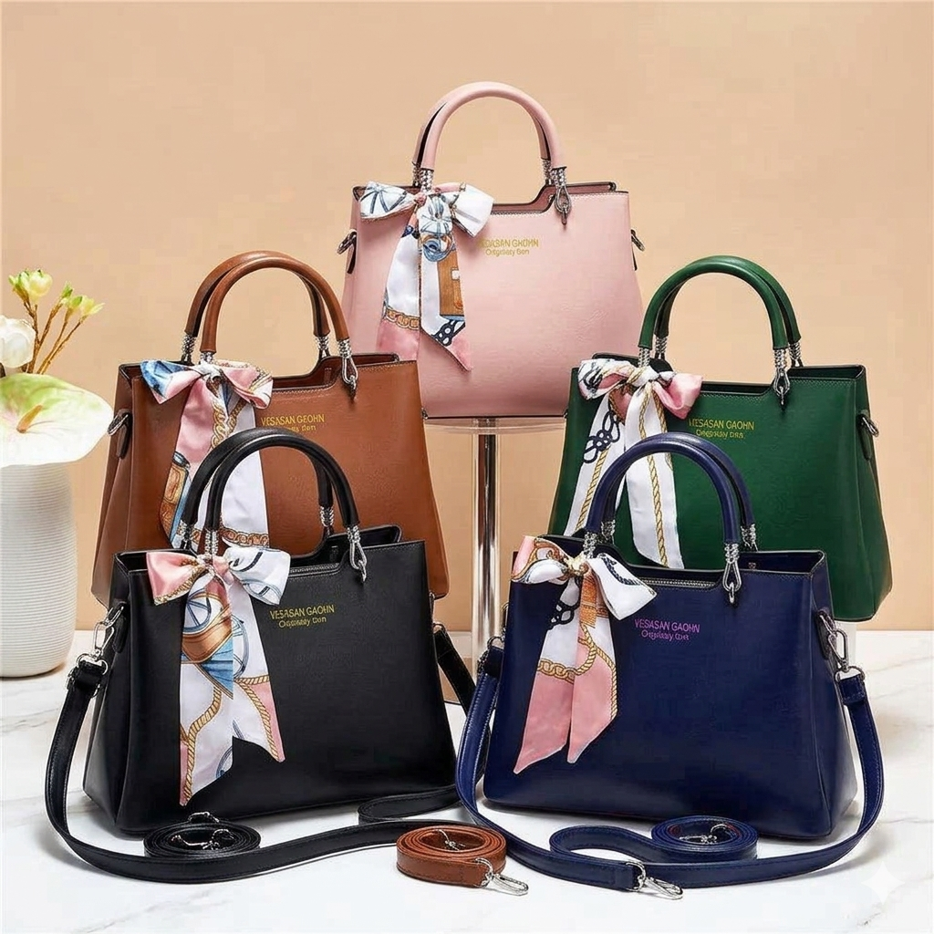 Rexine Plain Hand Bag